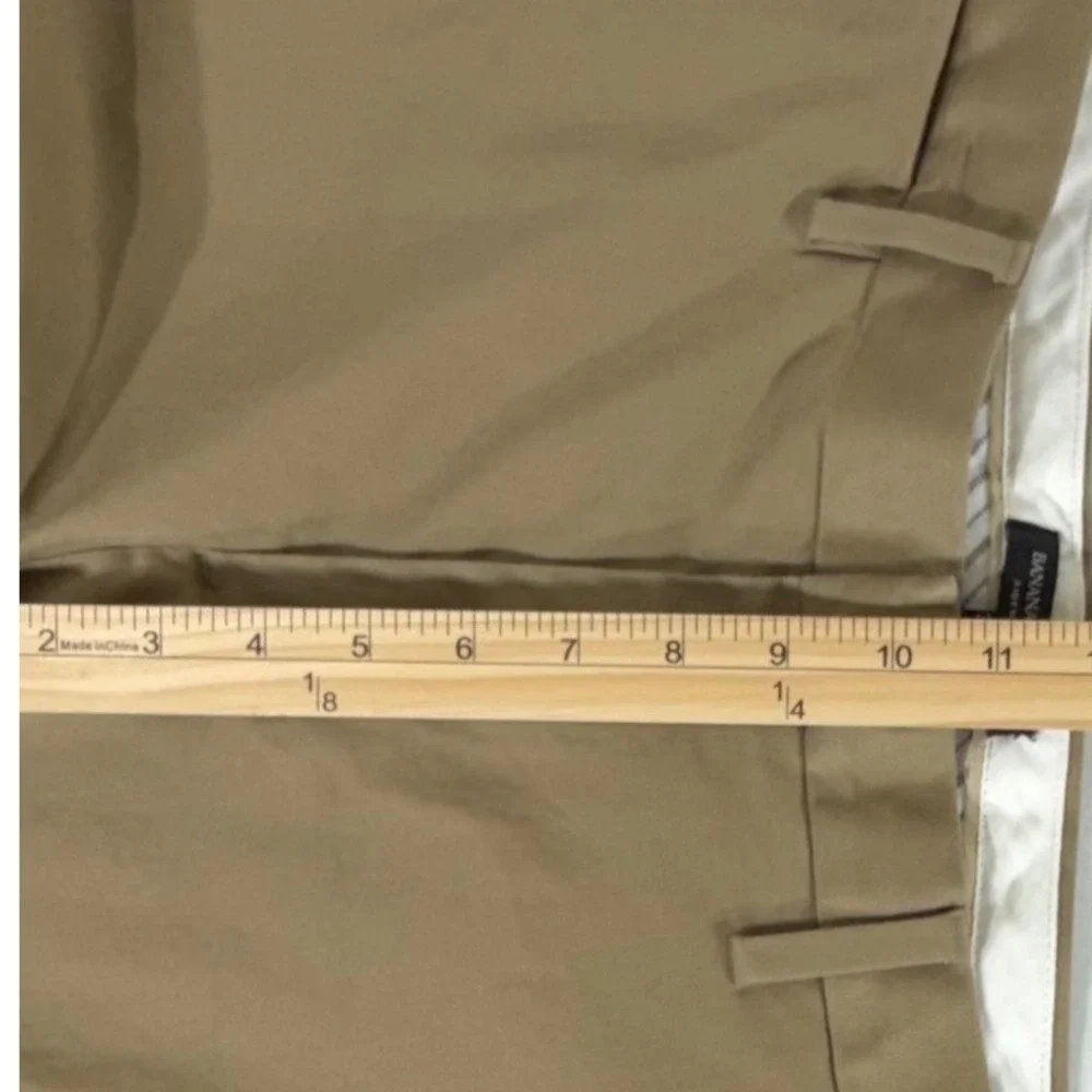 Banana Republic Rapid Movement Chino Pants 34x31 Khaki Tan Tailored Performance